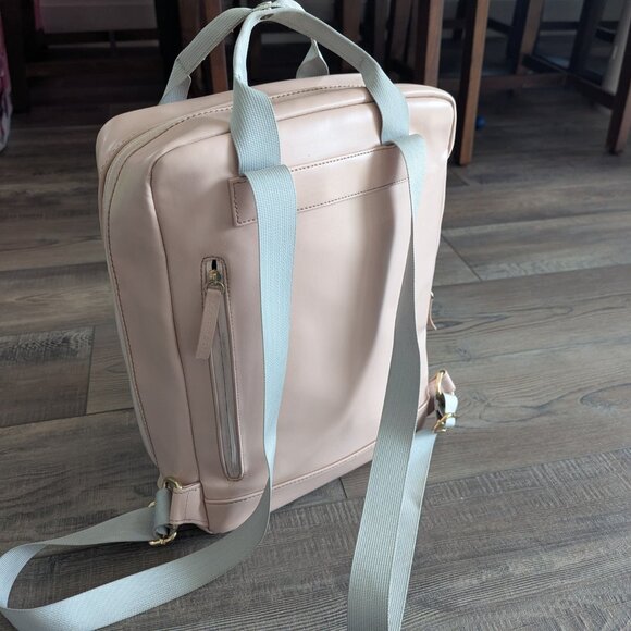 Kapten & Son Malmö Cherry Blossom Laptop Waterproof Backpack Pink Commuter Work - Picture 7 of 15